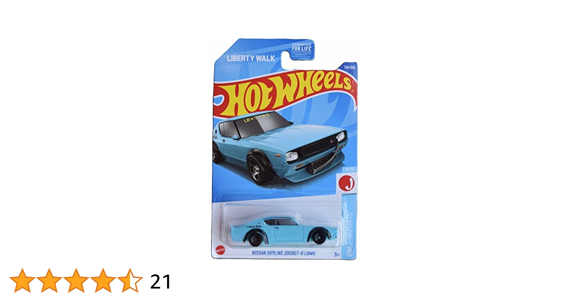 ホットウィール　日産スカイライン2000GT-R LBWK ホットウィール ベーシックカー 日産 スカイライン 2000GT-R